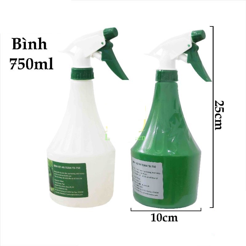 Bình xịt bóp tay 750ml - BX04 - VTNT1