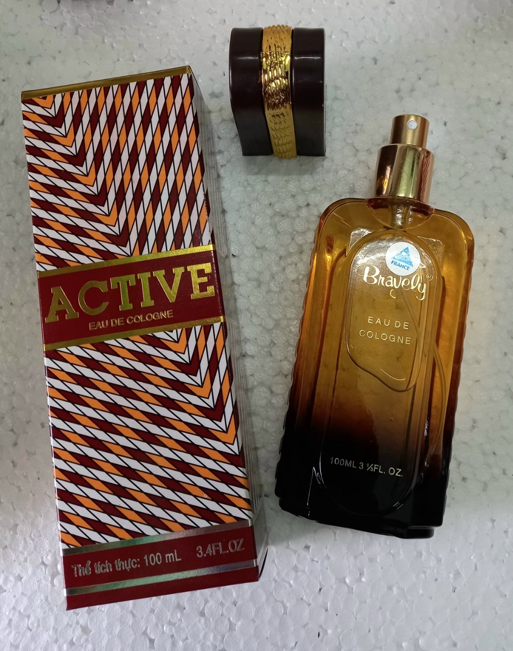 Nước hoa nam Active Bravely Nâu For Men 100ml