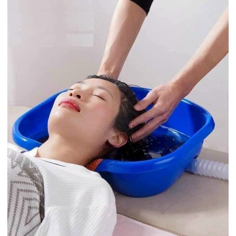 [HCM]CHẬU GỘI ĐẦU CÓ ĐỆM CAO SU