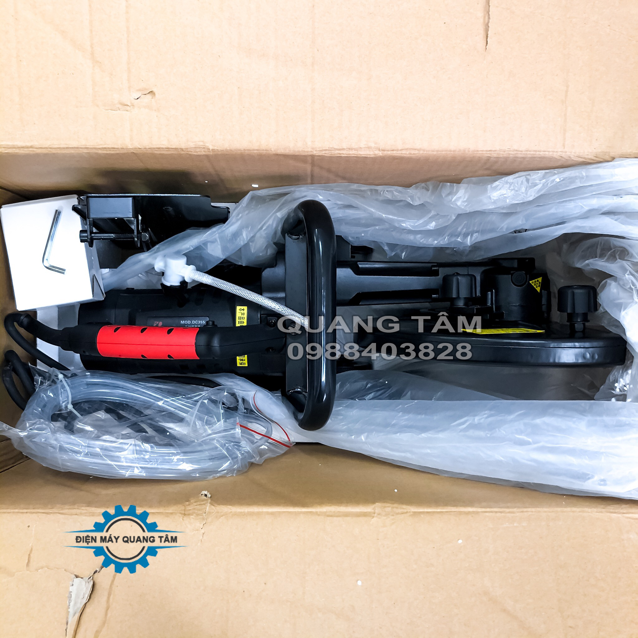 [Trả góp 0%] Máy Cắt Bê Tông Chuyên Dụng BoHai 355mm (Cắt Sâu 12cm)