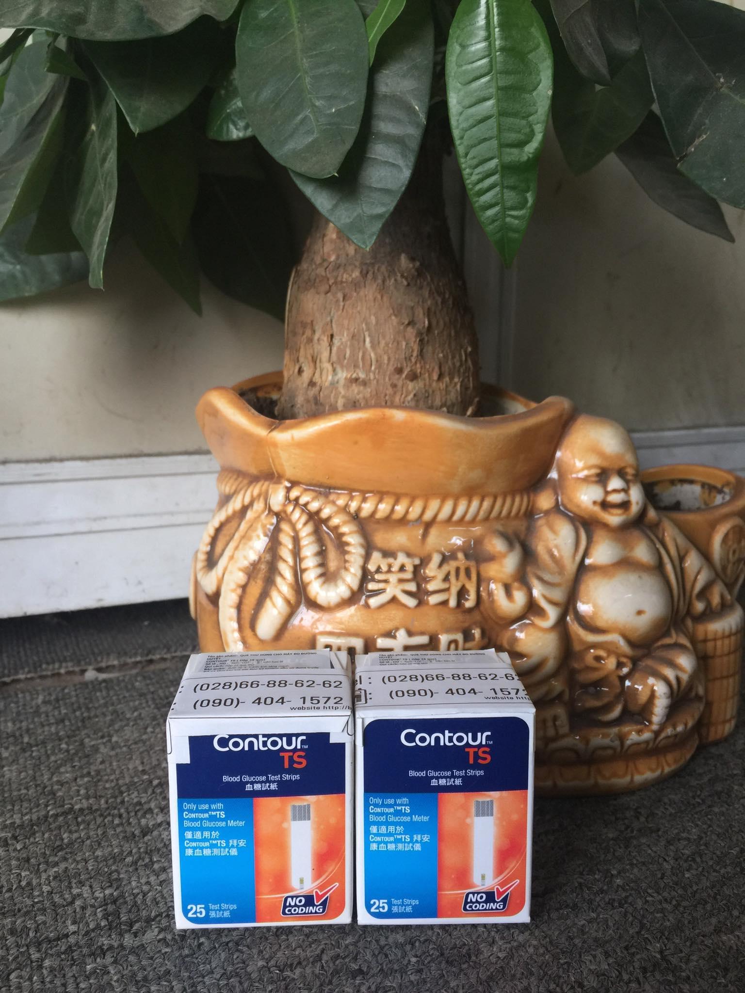 Que thử đường huyết Bayer Contour TS