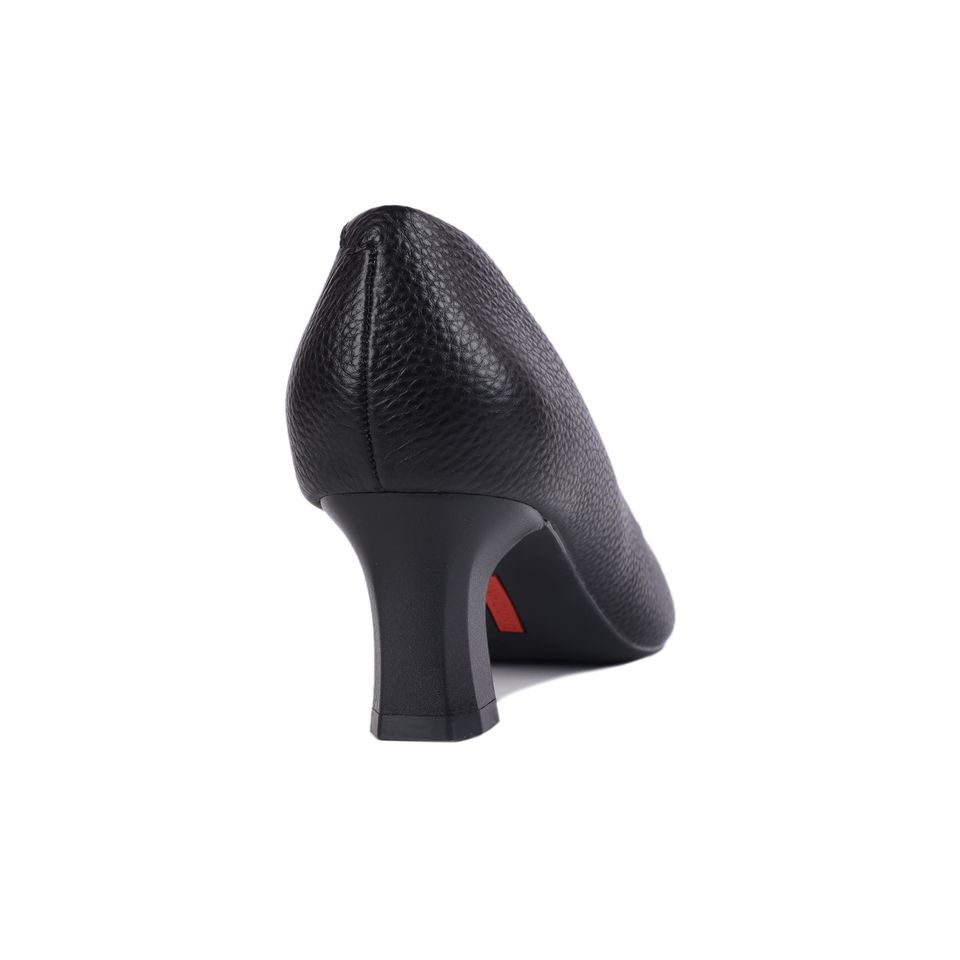 HCM Giày Bít Cao Gót Hạnh Dung HD04861AD ( Màu Nâu - Đen - Kem )