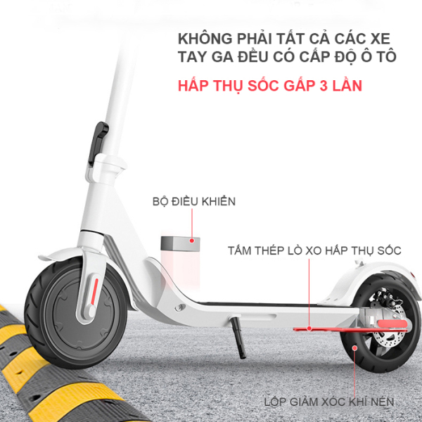 [HCM]M365 electric scooter ánh sáng thuận tiện thuận tiện để đi lại người lớn gấp xe đạp điện không thấm nước gấp xe đạp điện