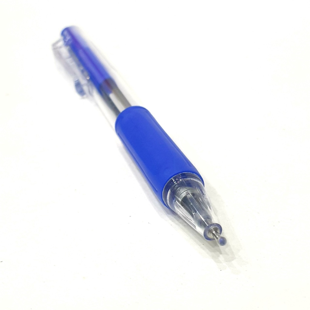 Combo 5 chiêc Bút bi bấm 0.7mm Double A Tri Touch Xanh