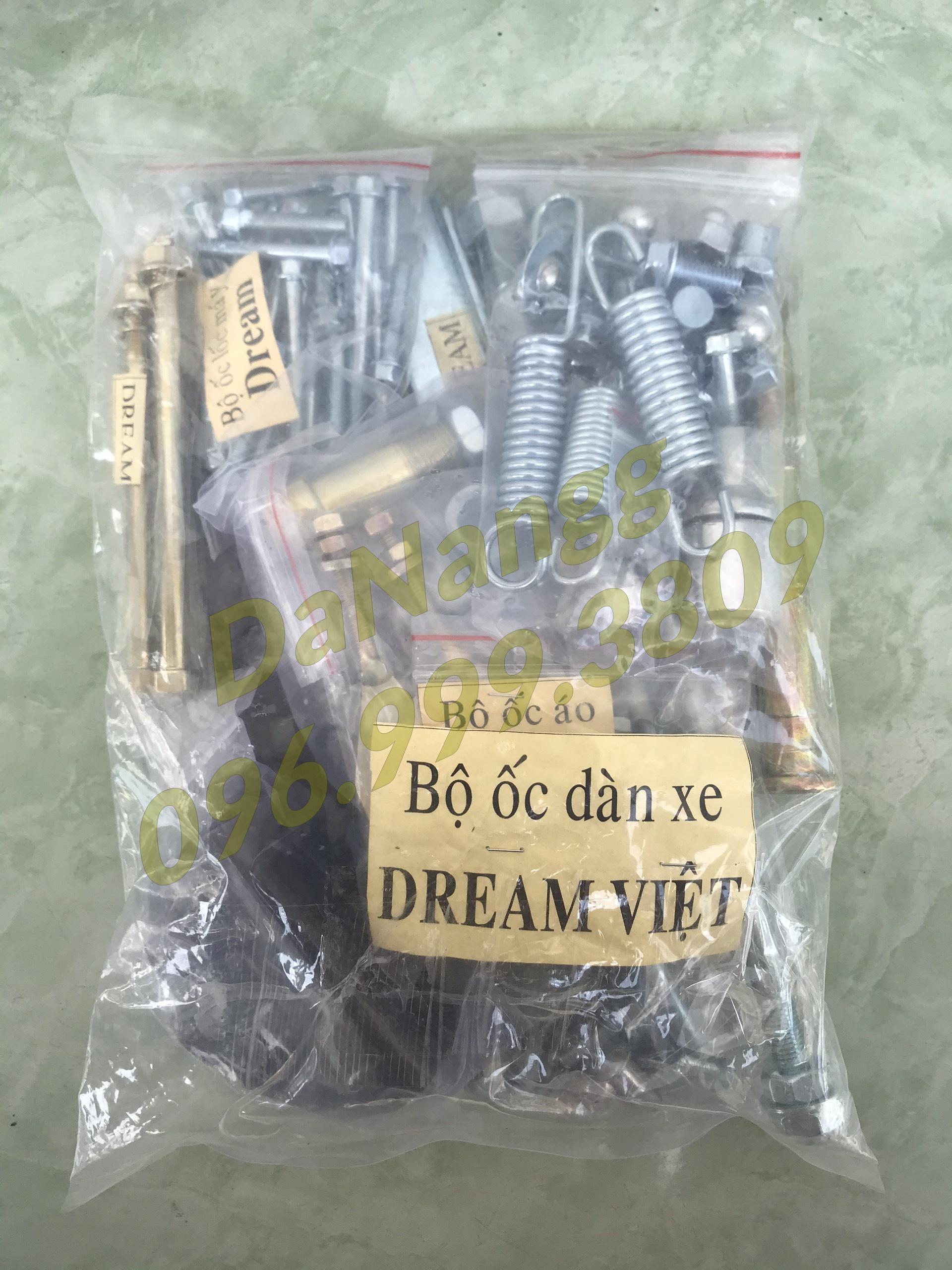 Bo oc tan trang xe máy cho dream viet