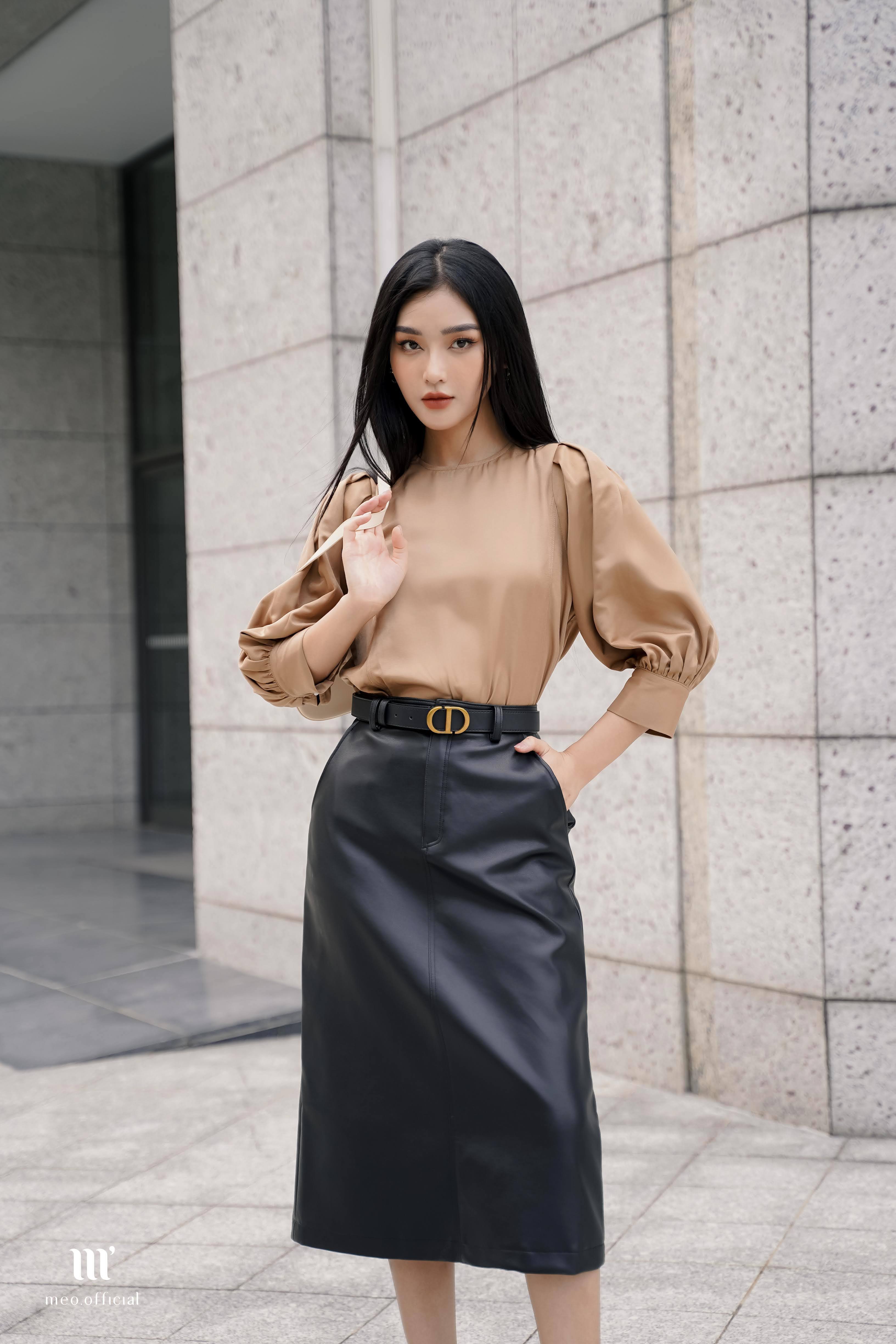 [Chỉ 10-12.10 Mua 2 giảm 6%, mua 3 giảm 9%] Chân váy nữ Méo shop dáng dài Lany