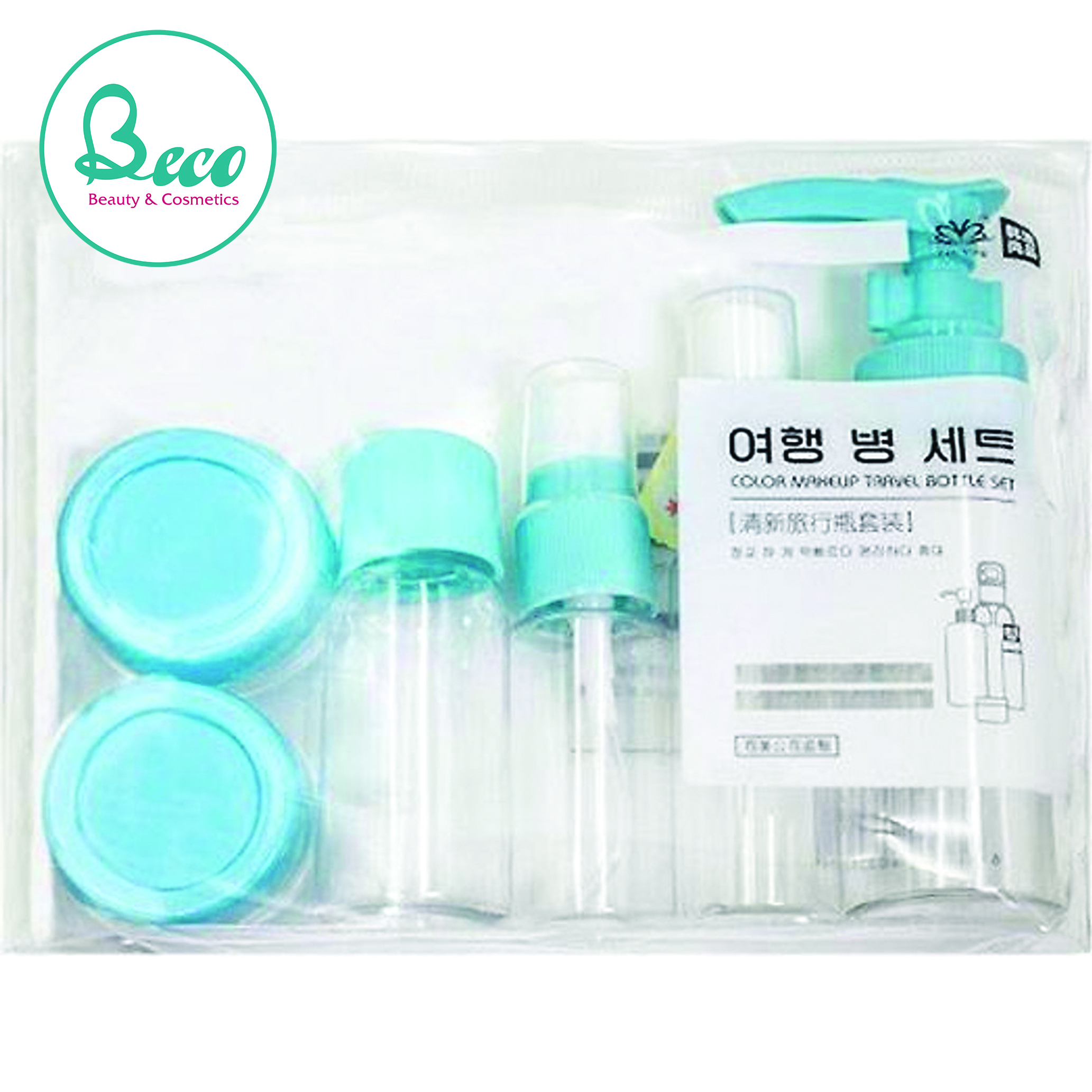Bộ Chiết Mỹ Phẩm 7 Món Mini Hàn Quốc Tiện Dụng