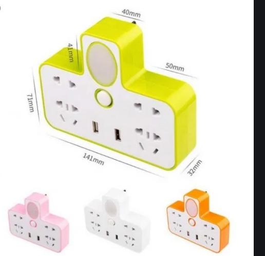 Ổ Điện Chia 2 Cổng Usb Kiêm Đèn Ngủ - SURI STORE (TPHCM)