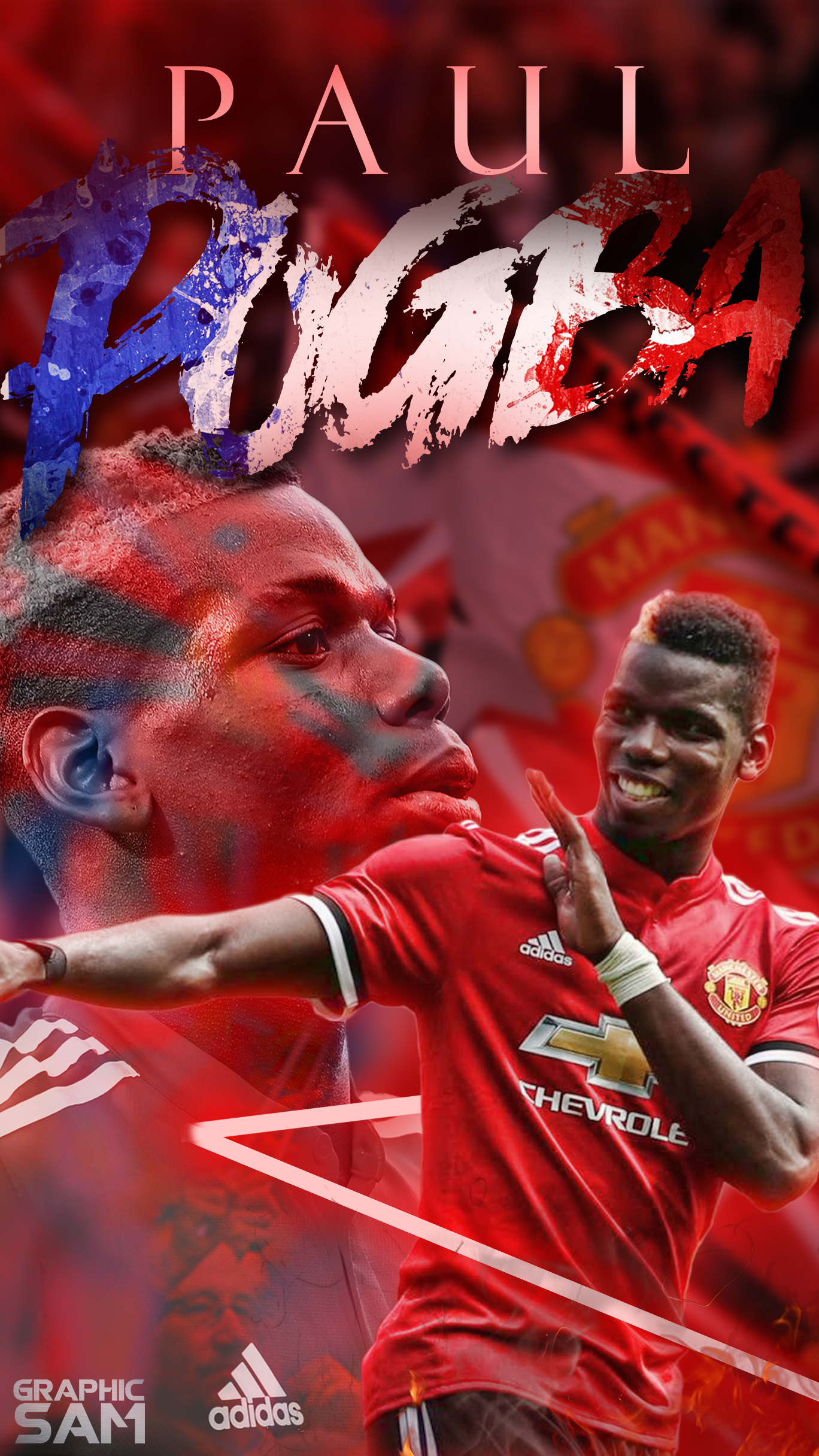 Paul Pogba Manchester United HD Wallpaper by HoussemDA on DeviantArt