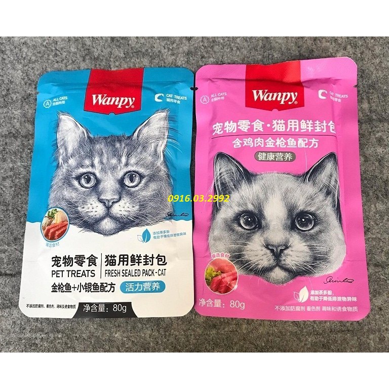 Pate Wanpy - Hộp 15 Gói