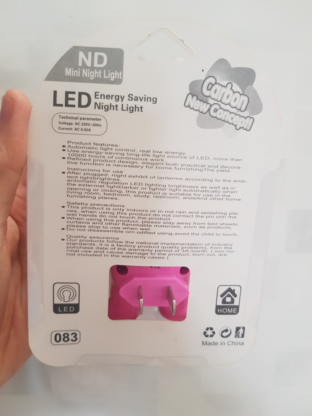 Đèn Ngủ LED Cảm Biến Gấu An Toàn