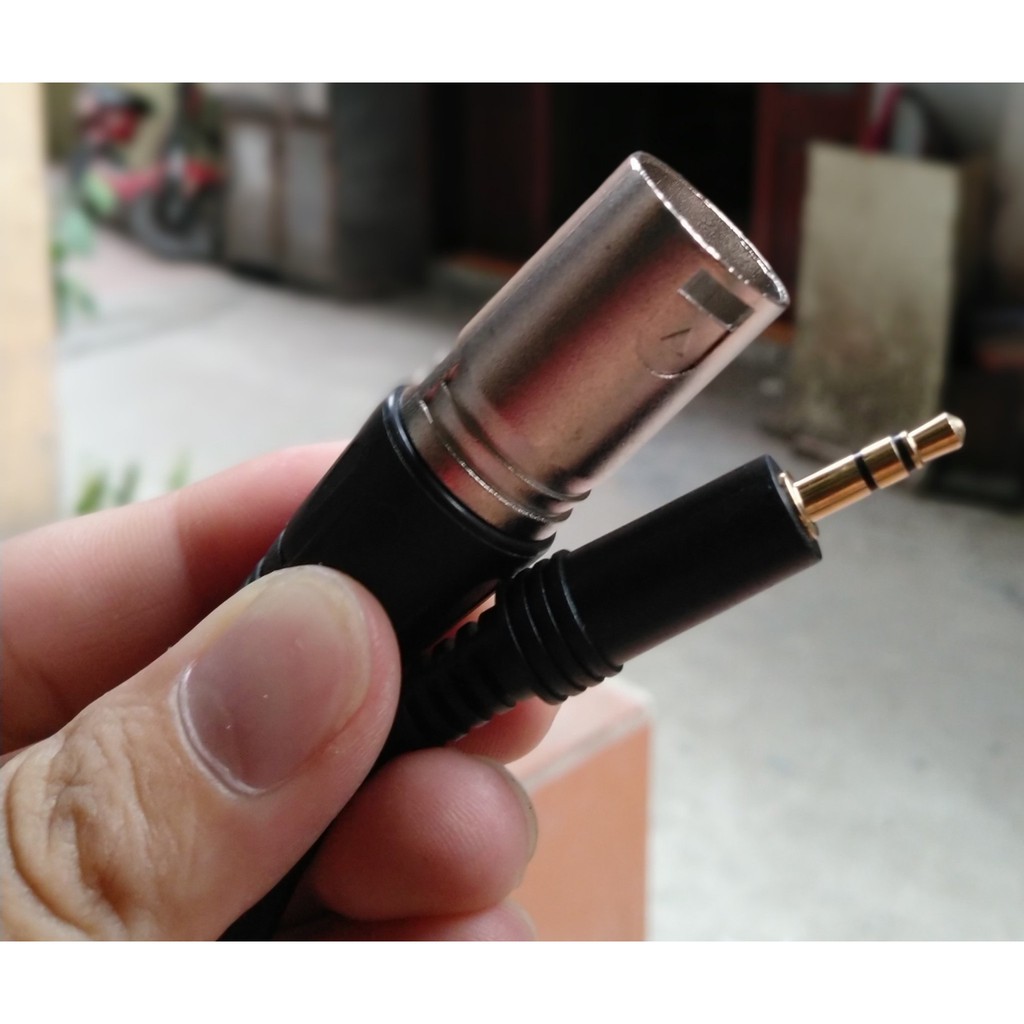 Dây Micro 1 đầu Canon và 1 đầu 3.5 (XLR-3.5)