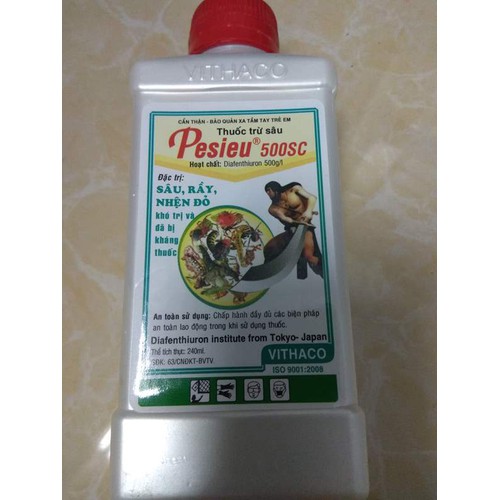 Trừ sâu Pesieu 500SC 240 ml