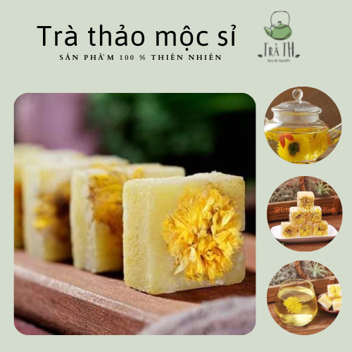 [HCM]trà hoa cúc đường phèn mật ong loại 1kg