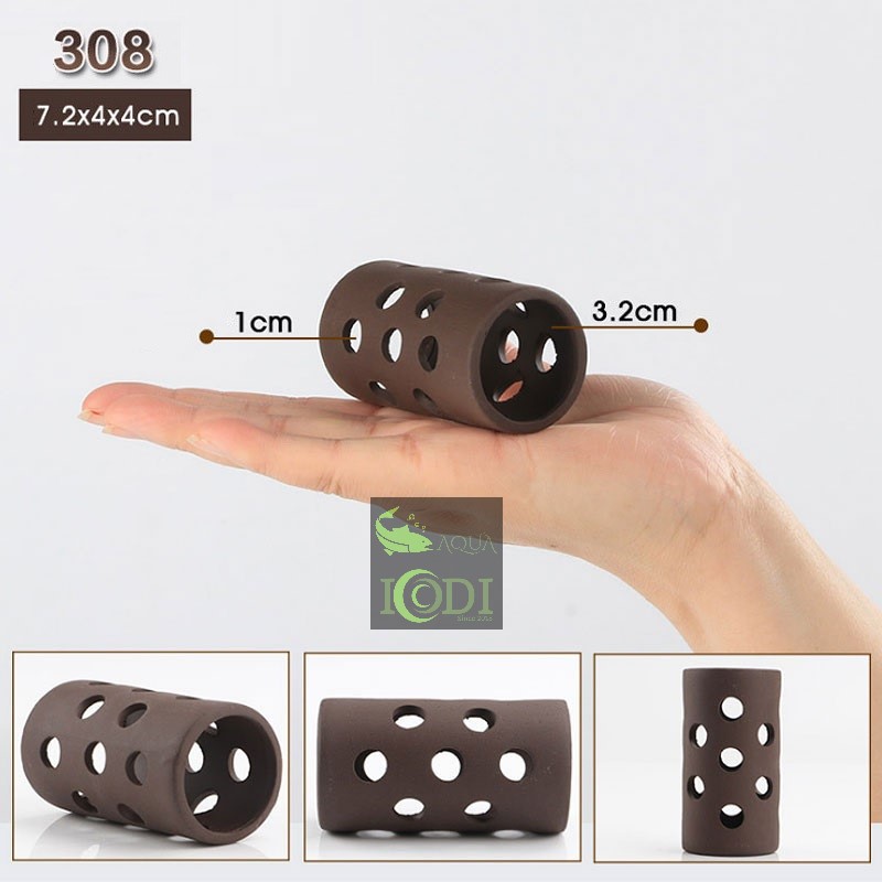 Đồ chơi bằng gốm cho tép cảnh cá cảnh