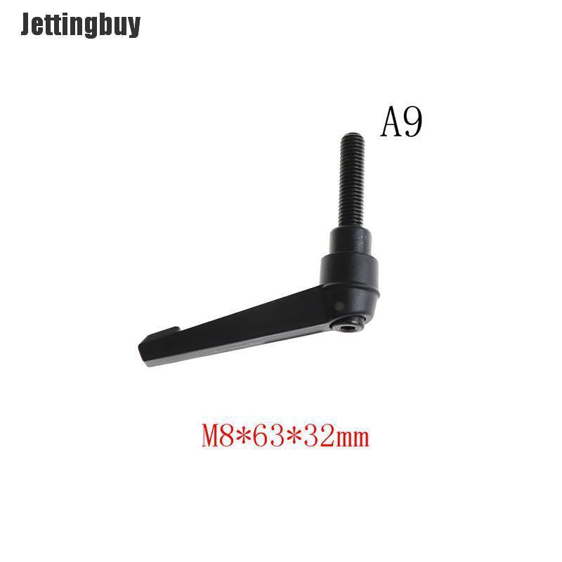 Jettingbuy M6 M8 M10 Clamping Lever Machinery Adjustable Locking Threaded Handle Knob