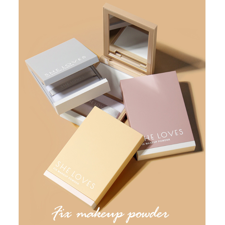Phấn phủ làm đều màu da She Loves Fix Makeup Powder 10g