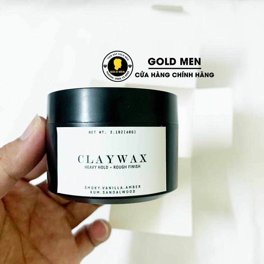 Sáp vuốt tóc Rusty Lab Clay Wax siêu giữ nếp + Tặng quà