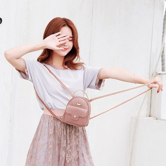 Balo Mini Chleo Siêu Xinh Hồng