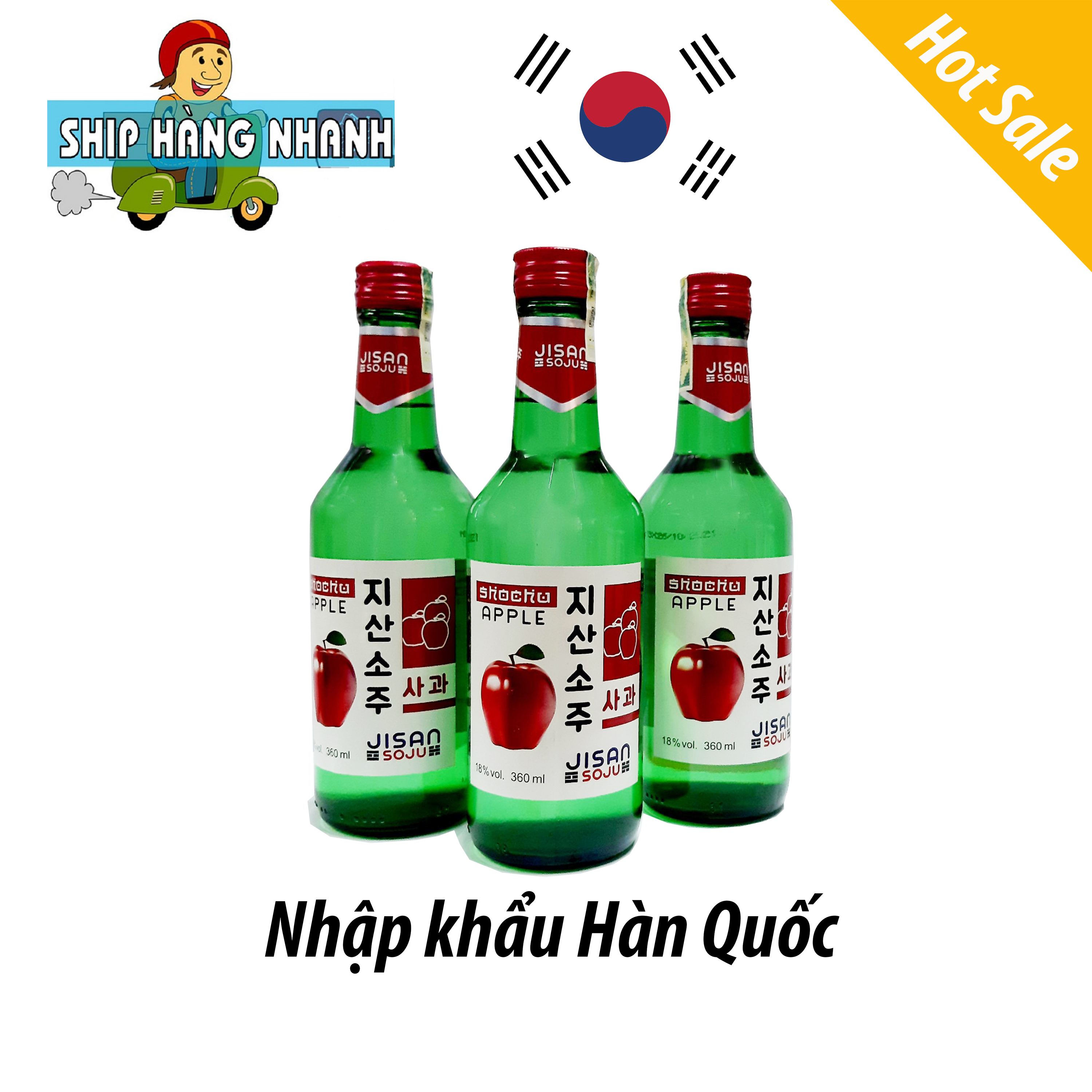 Soju Sochu Hàn Quốc Nhập Khẩu đủ vị