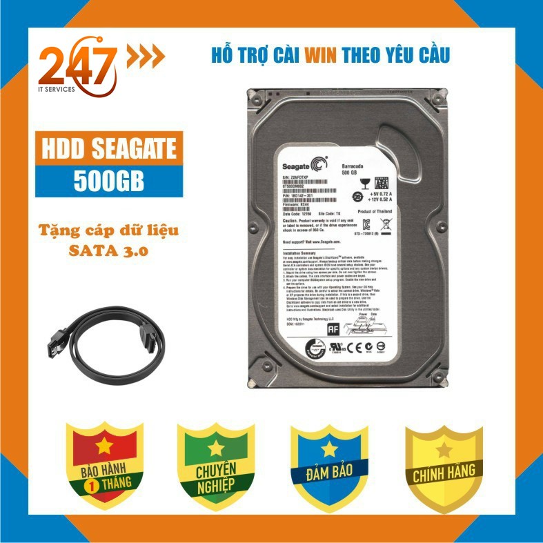 Ổ cứng máy tính để bàn 250GB 500GB
