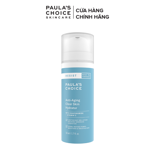 Kem dưỡng ẩm làm sáng da và chống lão hóa Paula’s Choice Resit Anti-Aging Clear Skin Hydrator 50ml 7691