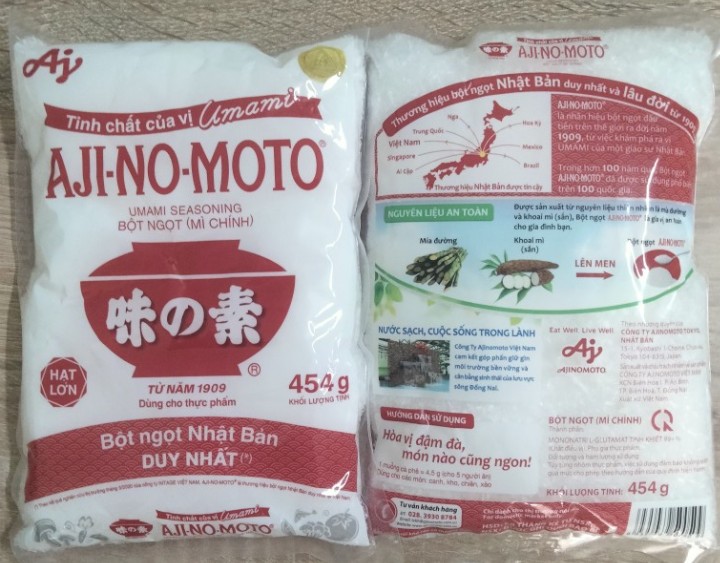 Gói Bột ngọt (Mì chính) hiệu AJI-NO-MOTO 454gr