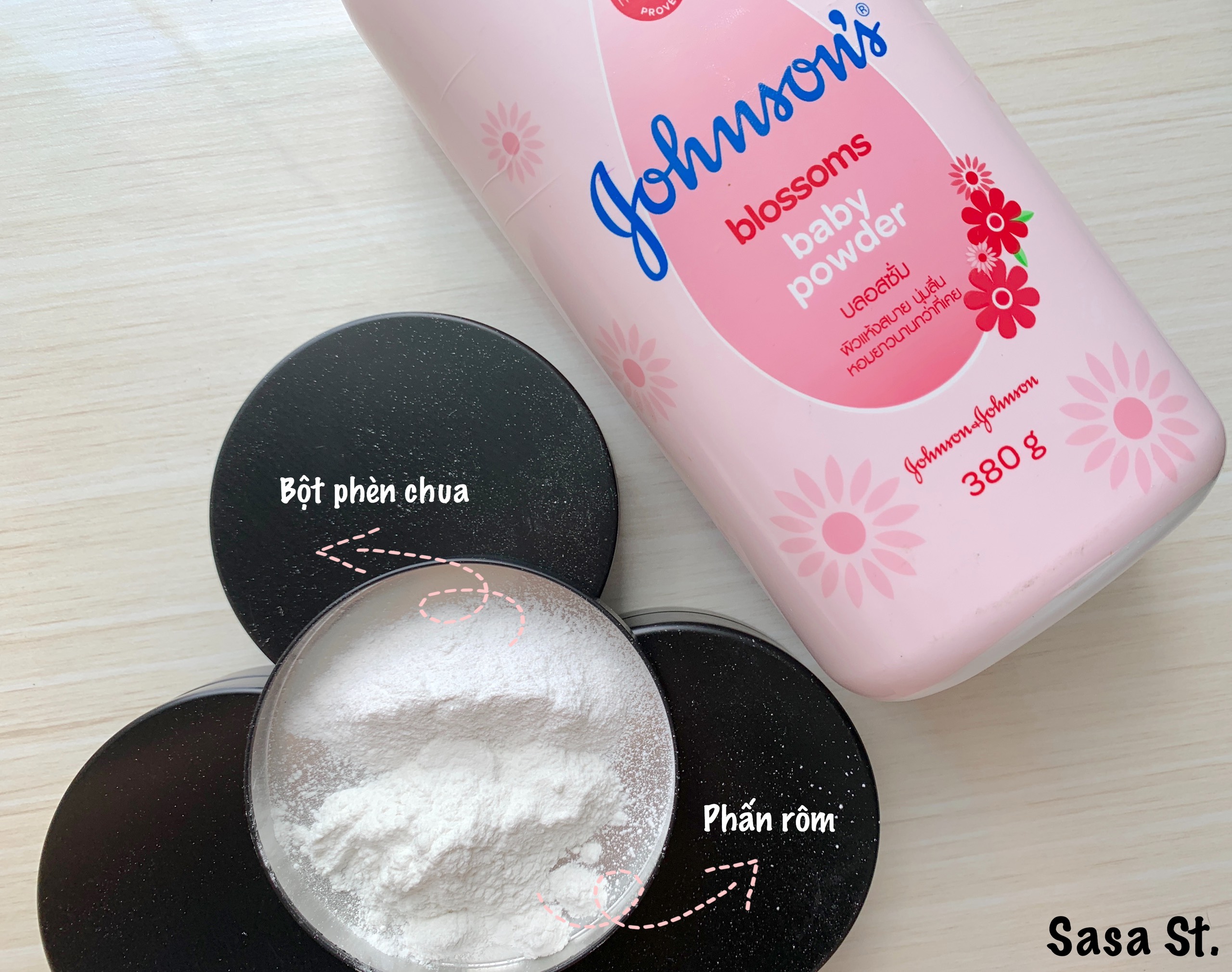 [ BỘT PHÈN CHUA mix PHẤN RÔM ] Hũ 80gram Tri hôi nách mồ hôi nách mùi phấn baby dễ chịu - Sasa.st