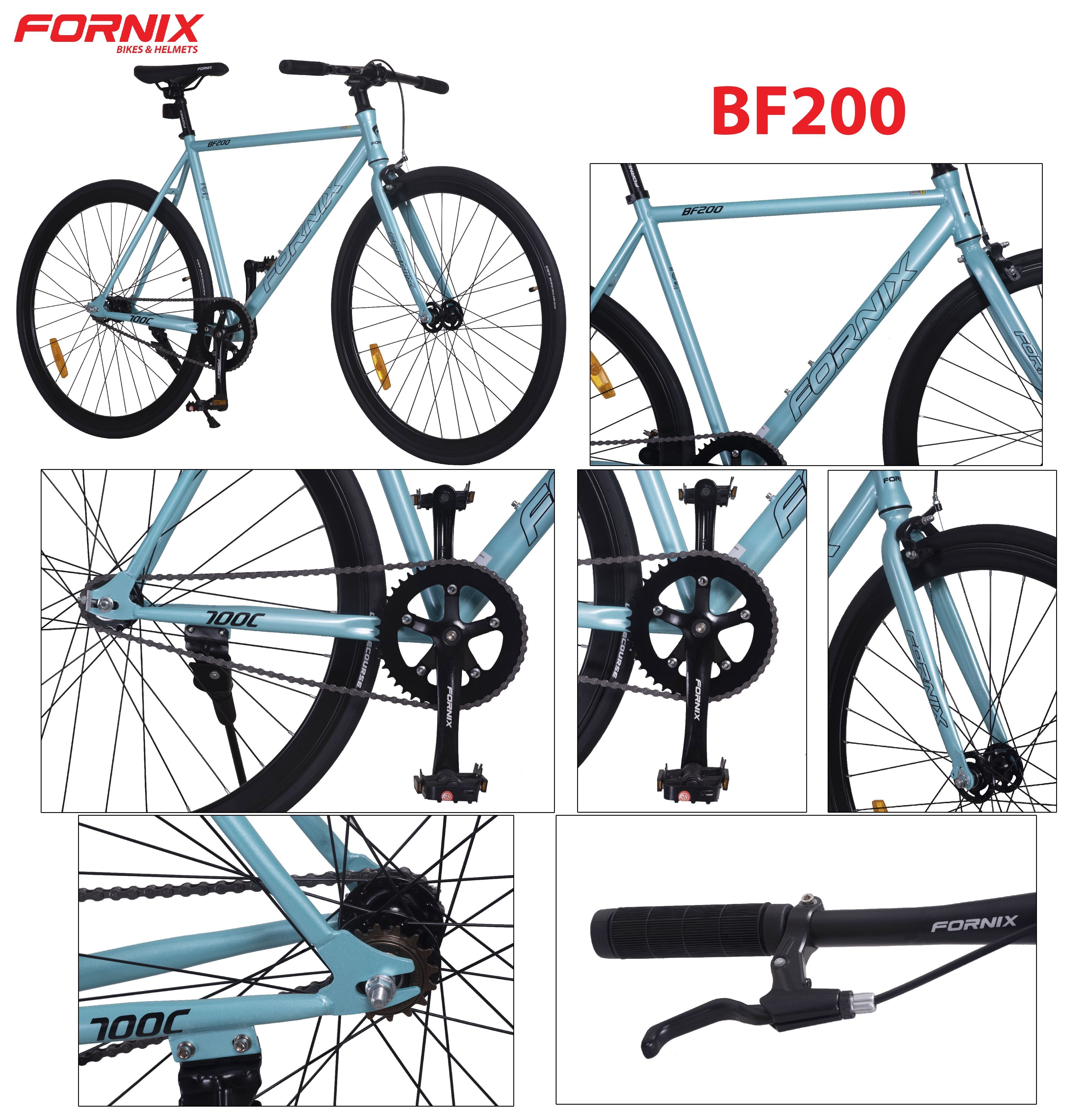 [TRẢ GÓP 0%]  XE ĐẠP FIXED GEAR BF200 - FORNIX - BẢO HÀNH 12 THÁNG