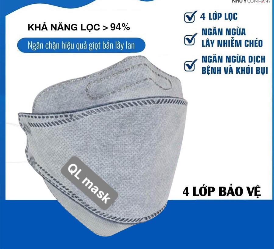 1 thùng khẩu trang 4D KF94 300 cái