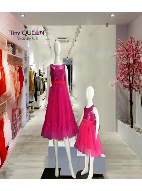 Đầm đôi Mẹ & Bé dự tiệc xuất Mỹ, Úc, Canada. (Giá 1 sản phẩm)