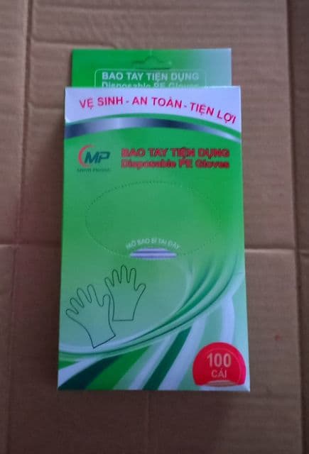 Bao tay nilon tiện lợi 100 cái