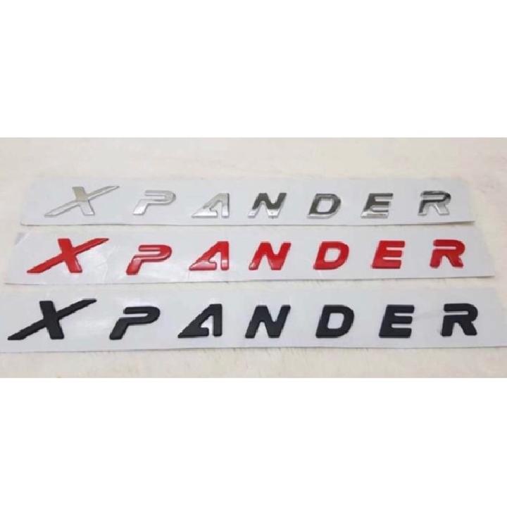 Tem dán CAPO chữ nổi XPANDER 3D