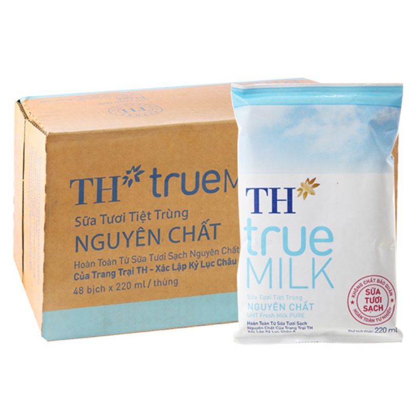 Sữa bịch datlatmilk và th true milk