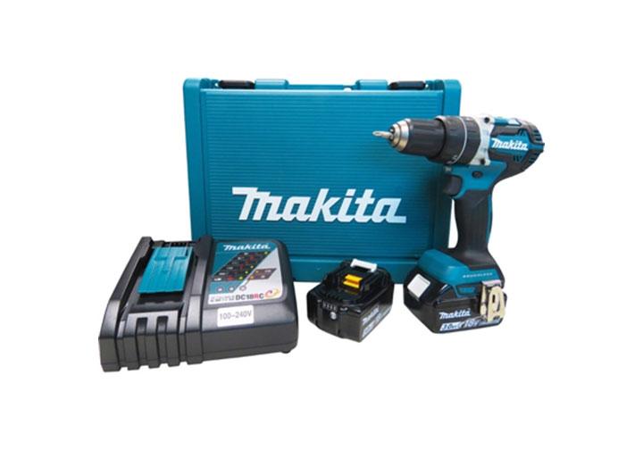 18V Máy khoan búa vặn vít dùng pin Makita DHP484RFE