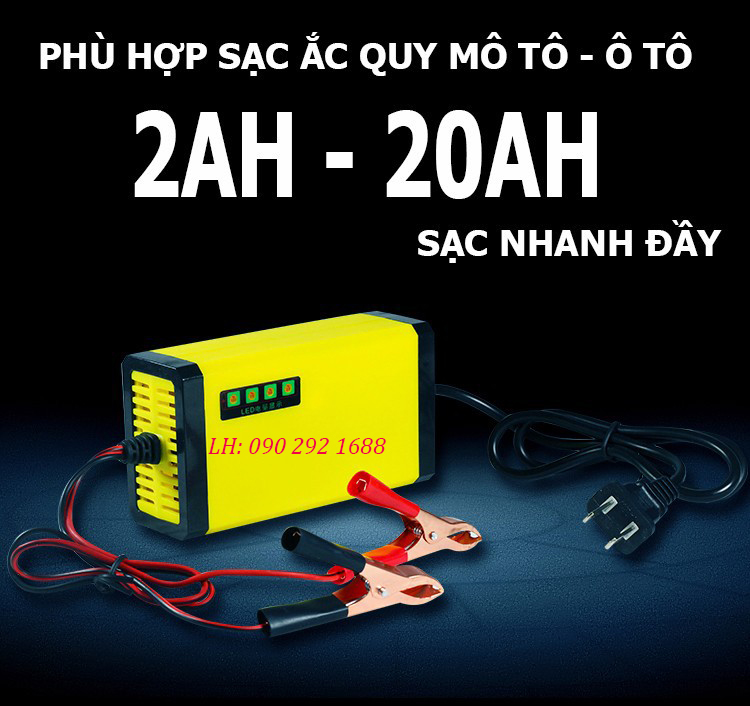 Máy sạc ắc quy tự động 12V- 2A