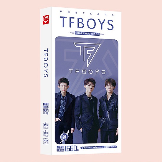 Hộp bưu thiếp Tfboys mới