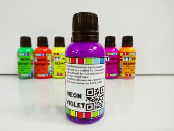 Màu phản quang neon resintint pha nhựa epoxy - trường thịnh sài gòn