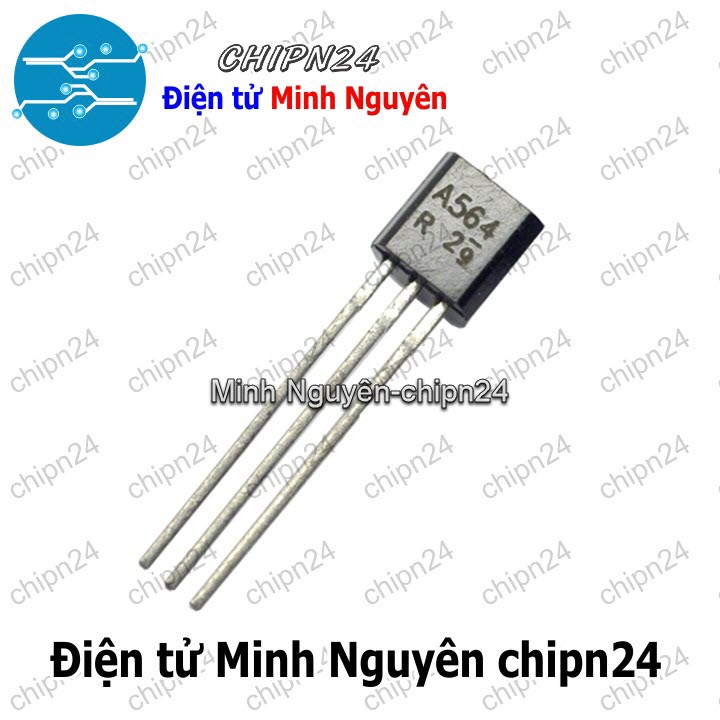 [10 con] (KT1) Transistor A564 TO-92 PNP 0.1A 25V (2SA564 564) - HH003936