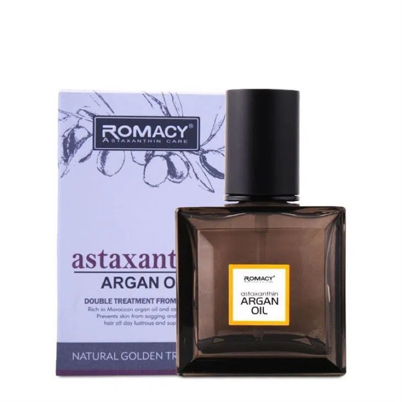 TINH DẦU DƯỠNG TÓC ROMACY ASTAXANTHIN ARGAN OIL 55ML
