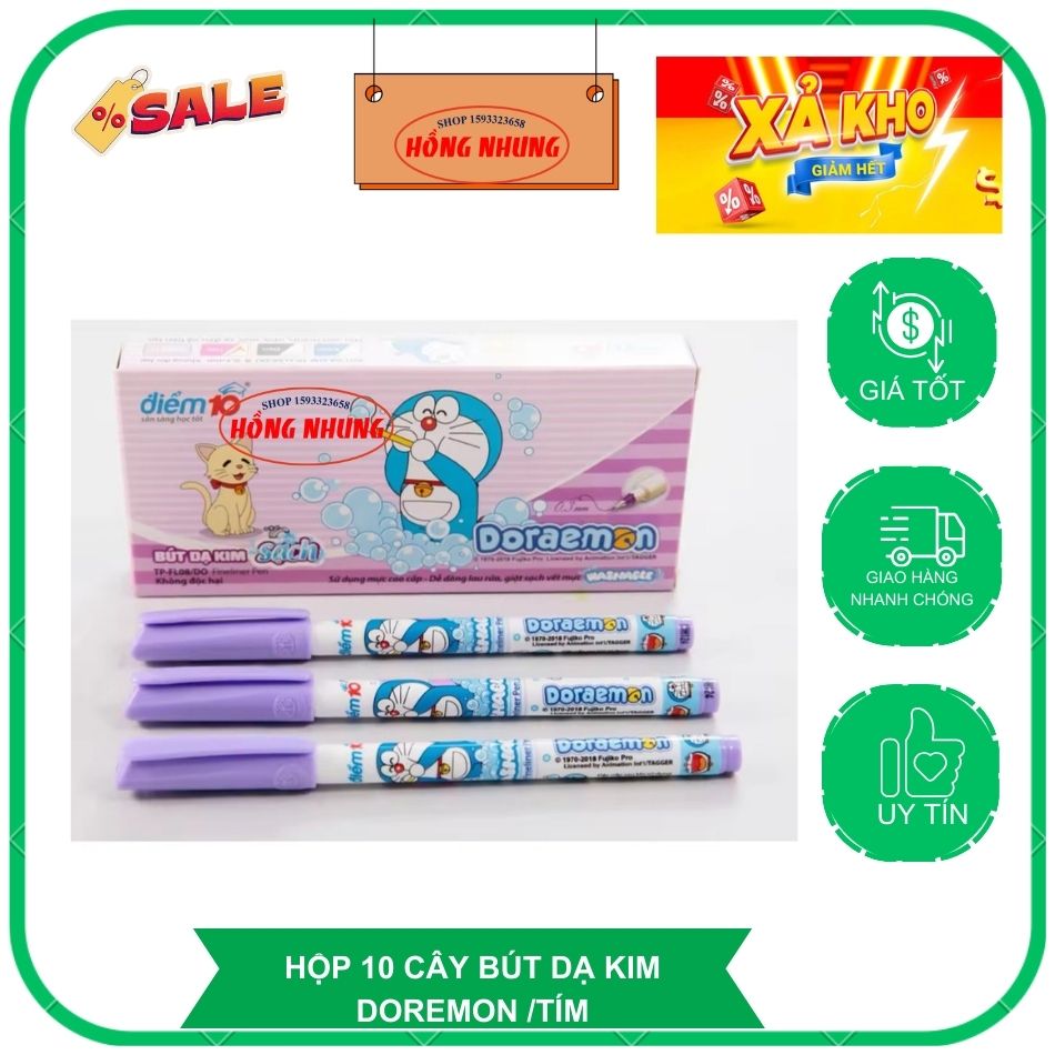 [HCM] Bút Lông Kim / Dạ Kim Thiên Long FL-08/DO Mực Tím
