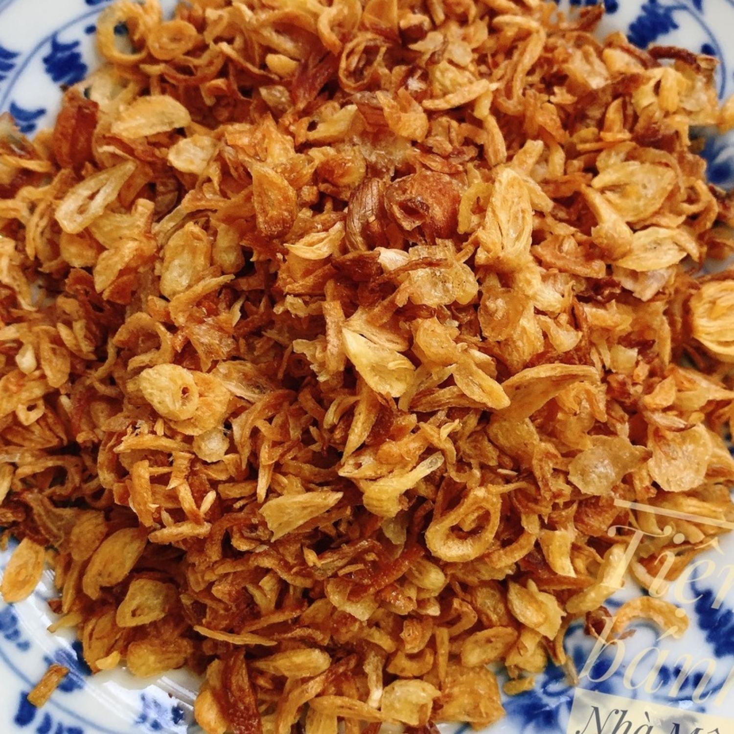 Hành Phi Loại Ngon ƞhất Vàng Giòn Thơm Không Trộn Bột (Hành Tím Phi Thơm) 100G