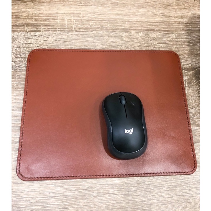 [Handmade] Lót chuột bằng da thật - leather mouse pad MP001