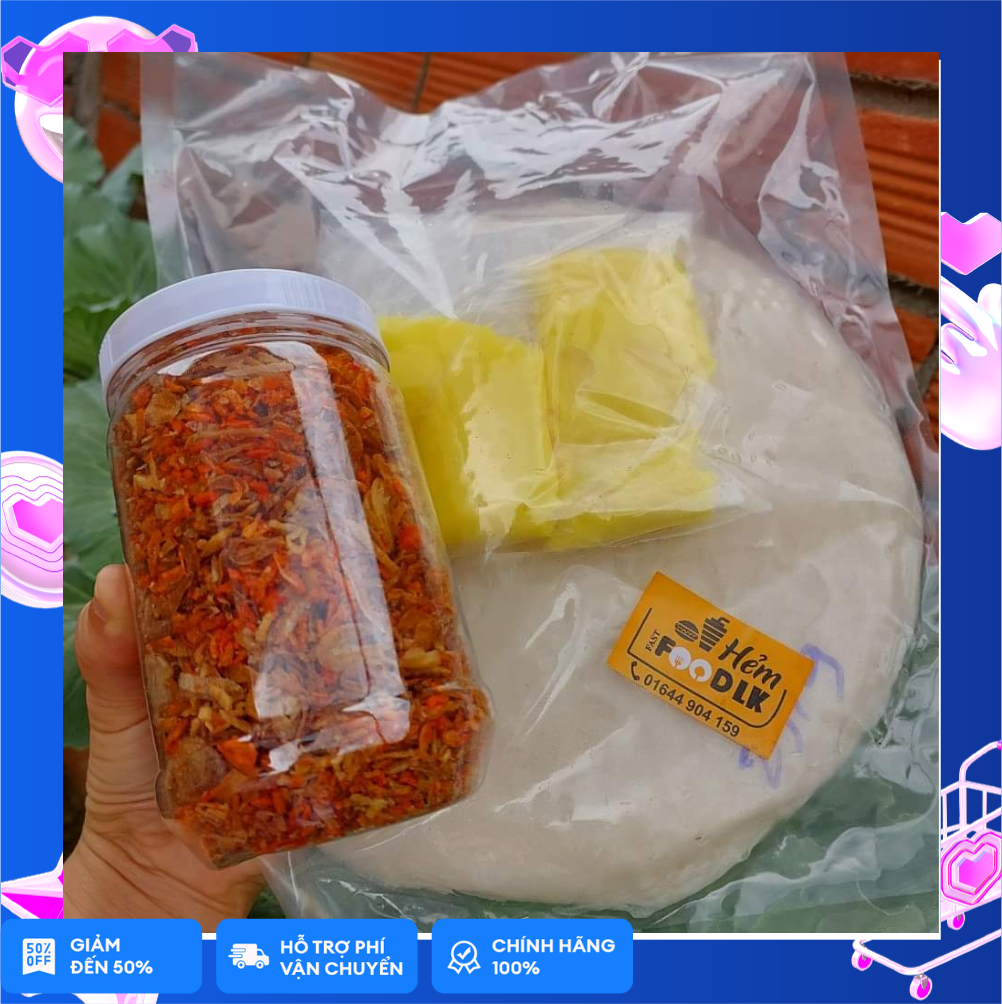 Bánh tráng phơi sương tép hành phi bơ 1 set