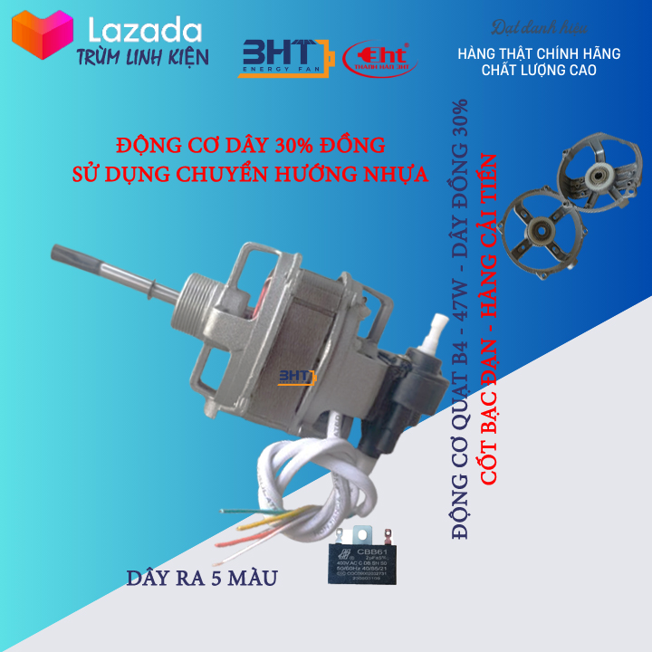Moter quạt B4 - 47W / 220V