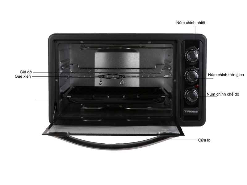 Lò nướng Tiross TS9602 (40L) (Đen)