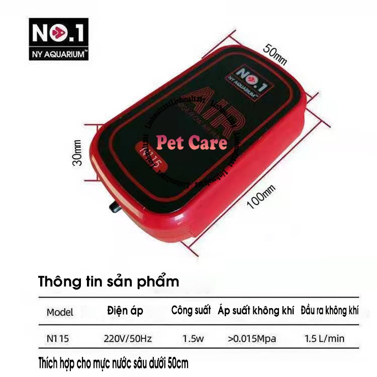 Máy sủi oxy siêu êm NO.1 Máy Sủi oxy