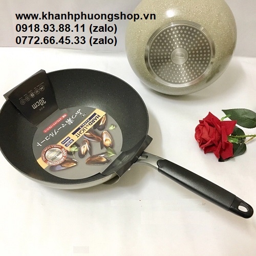 chảo vân đá lòng sâu lock&lock 26,28,30cm - chảo vân đá lòng sâu lock&lock