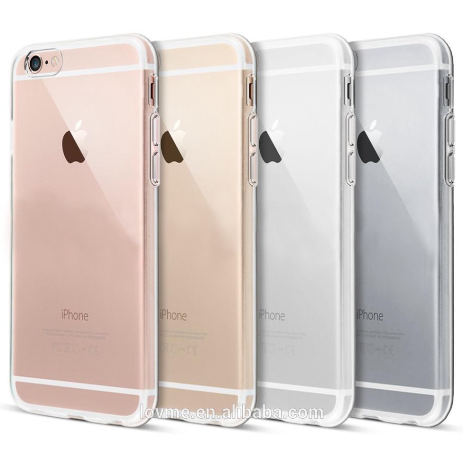 Ốp Silicon iPhone 6 Plus Trong suốt (Loại A+ chống ố vàng)