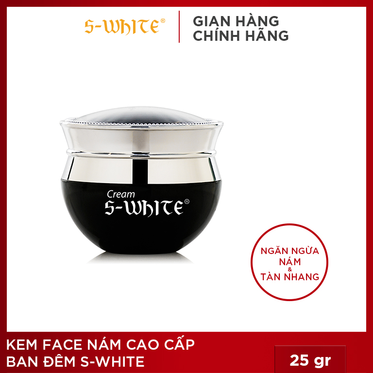 Kem face nám cao cấp ban đêm S-White 25gr